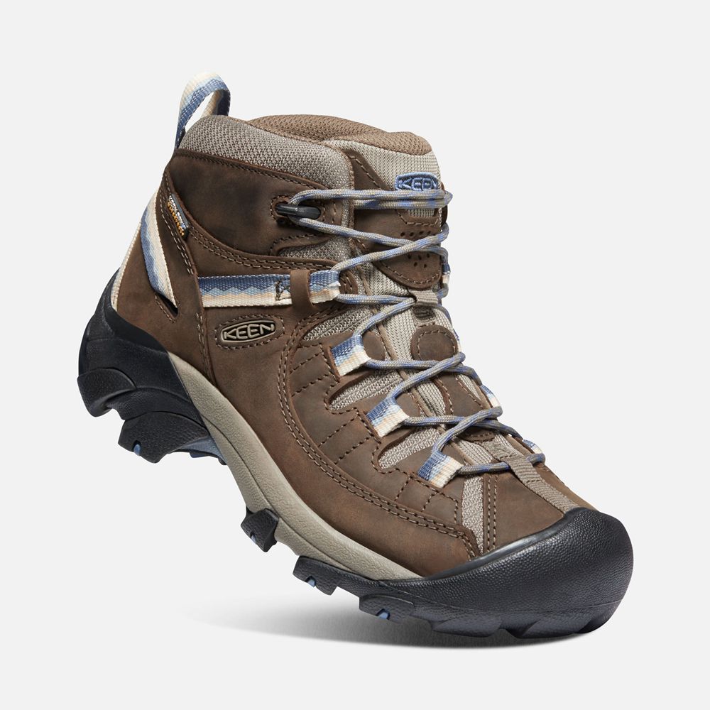 Bottes de Randonnée Keen Femme Marron | Targhee Ii Waterproof Mid | MUKYI-3049